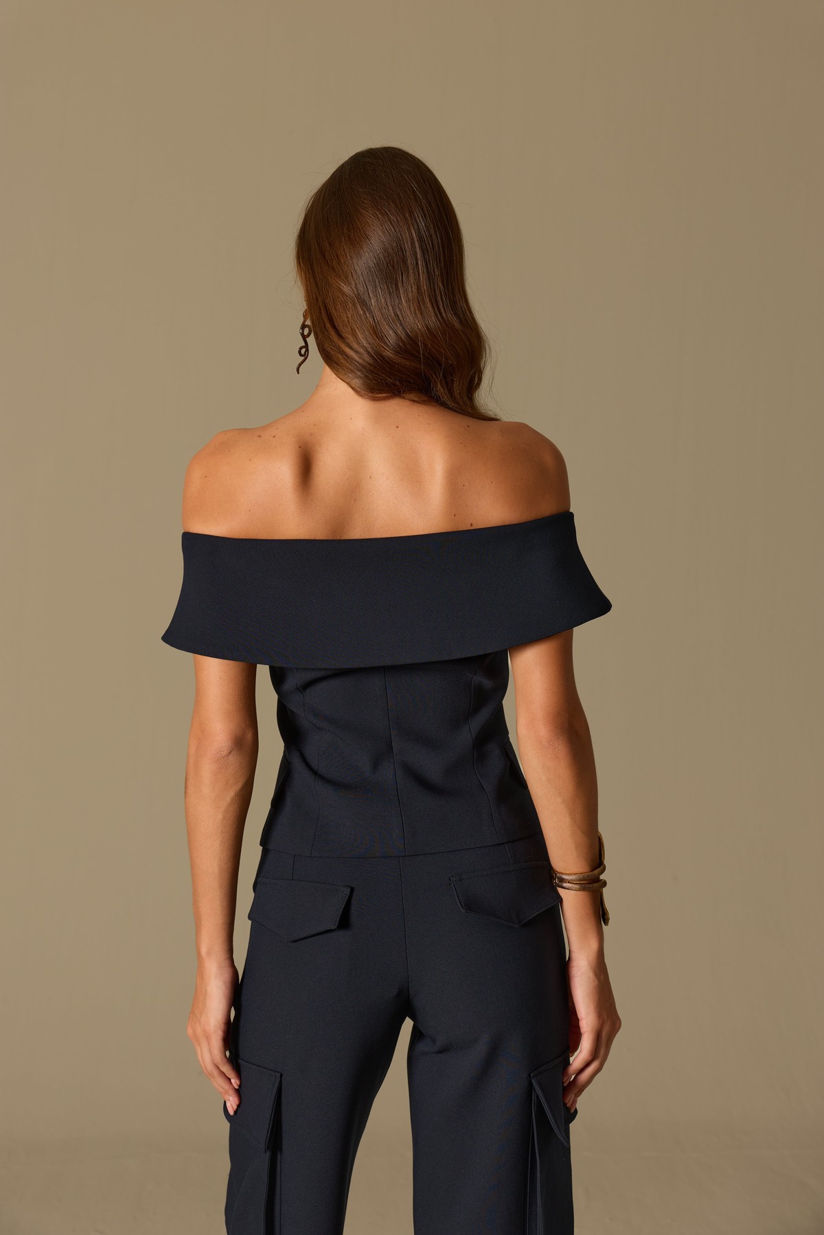 Iconic Carrie Tailored Vest Black