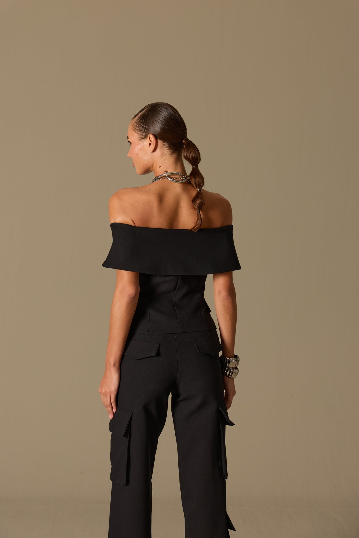 Iconic Carrie Tailored Vest Black