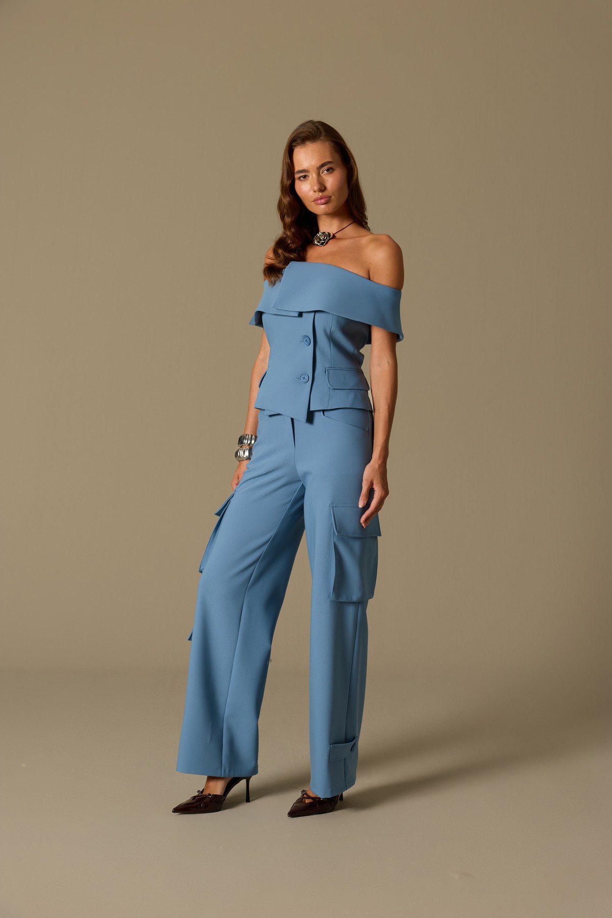 Iconic Carrie Tailored Vest İndigo
