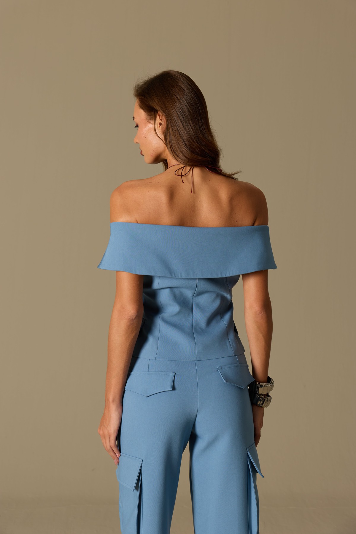 Iconic Carrie Tailored Vest İndigo