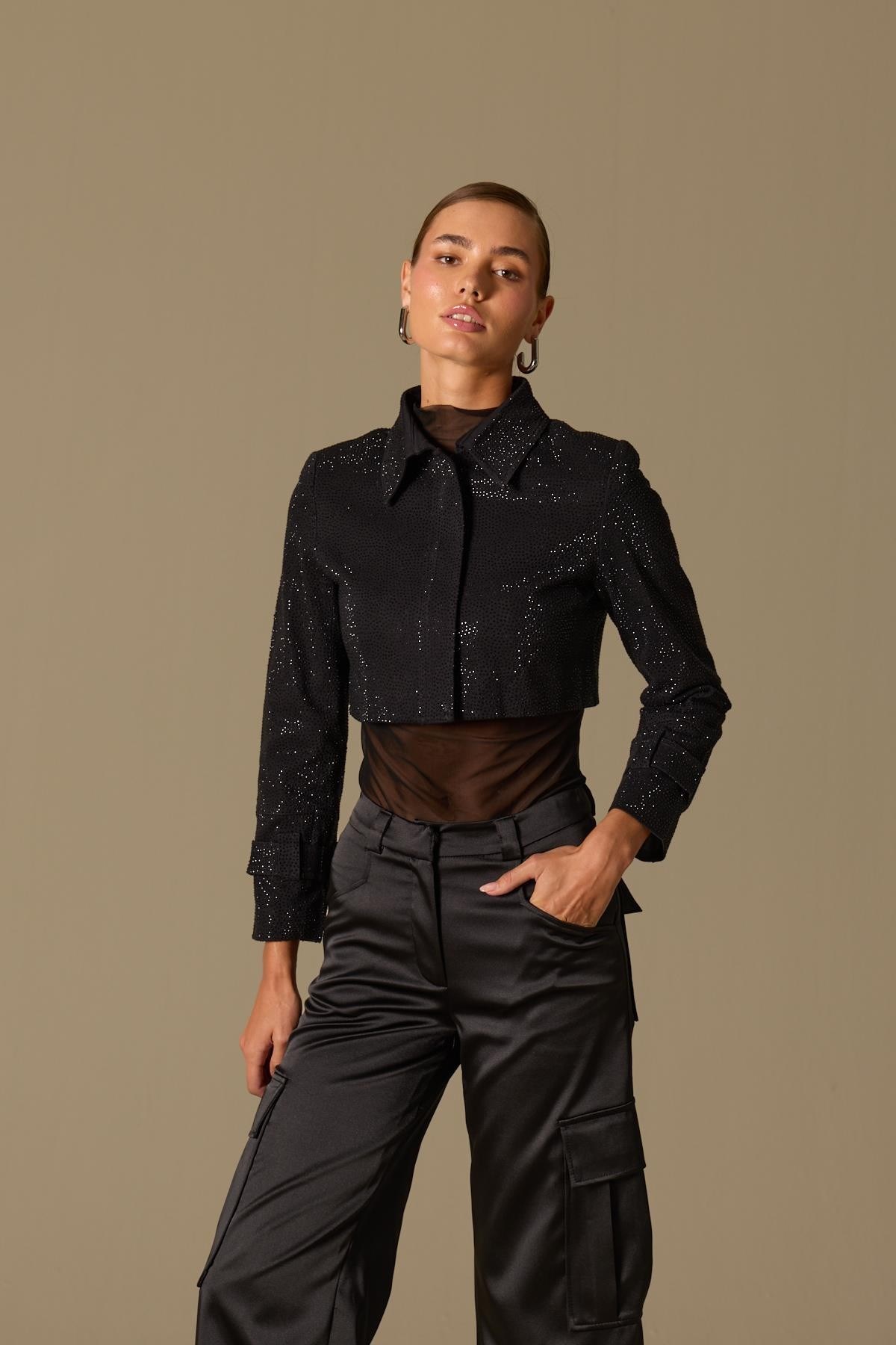 Iconic Glamour Dream Diamond Jacket Black
