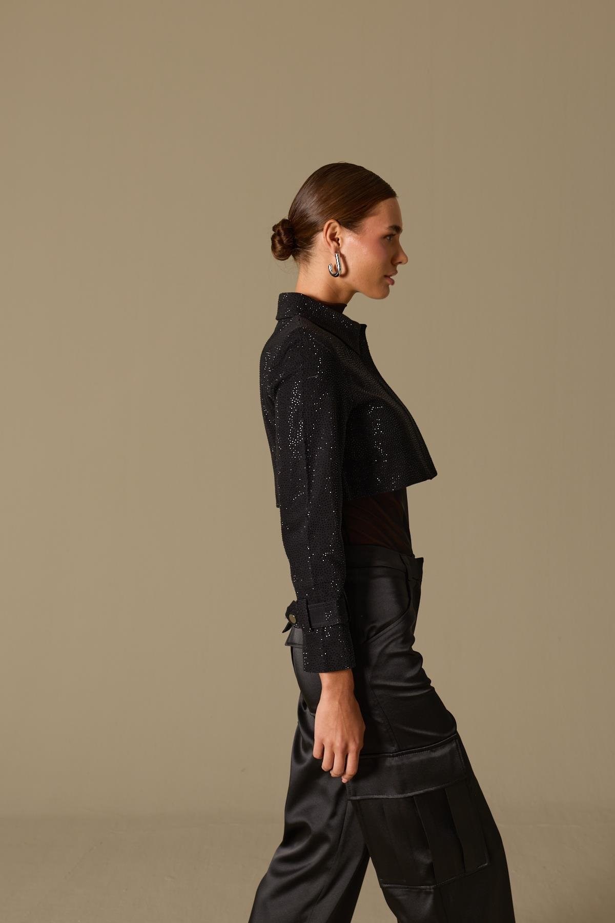 Iconic Glamour Dream Diamond Jacket Black