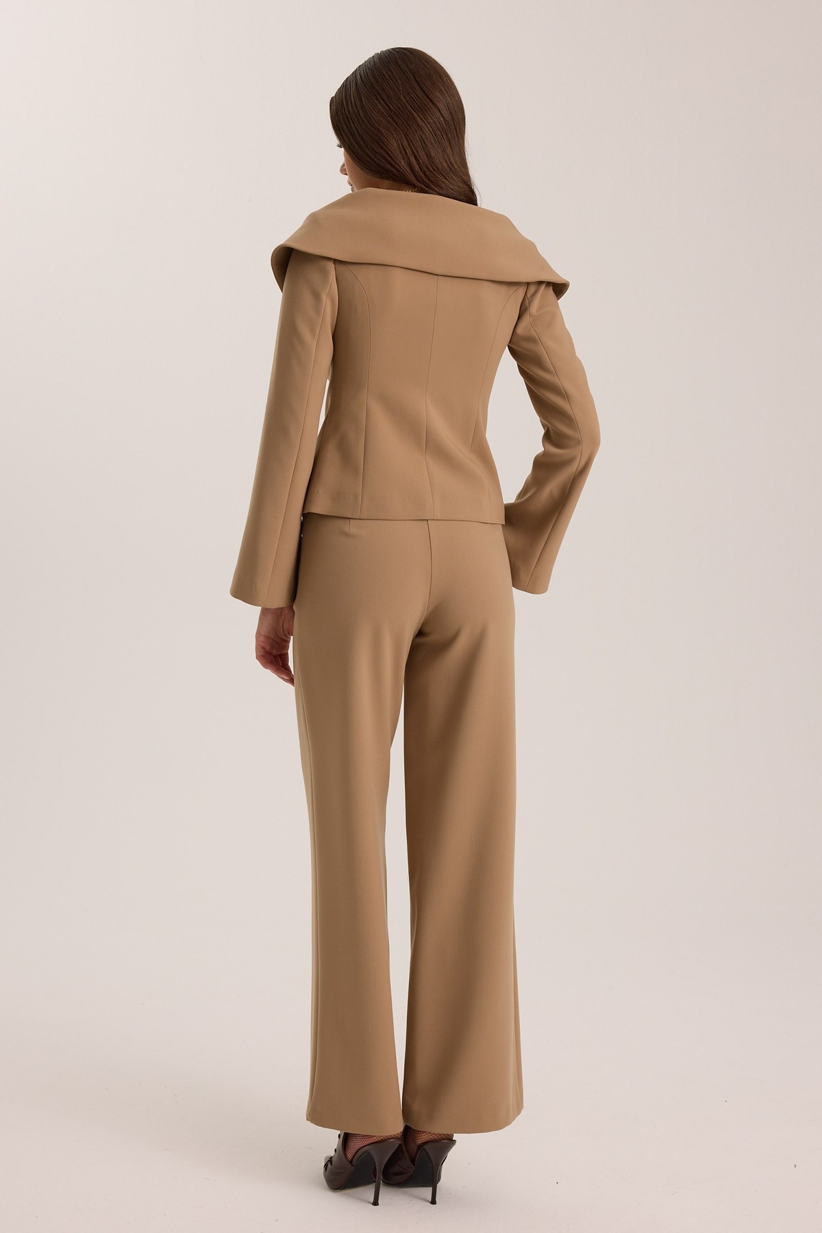 Iconic Heidi Straight Cut Classic Pant Bronze Brown