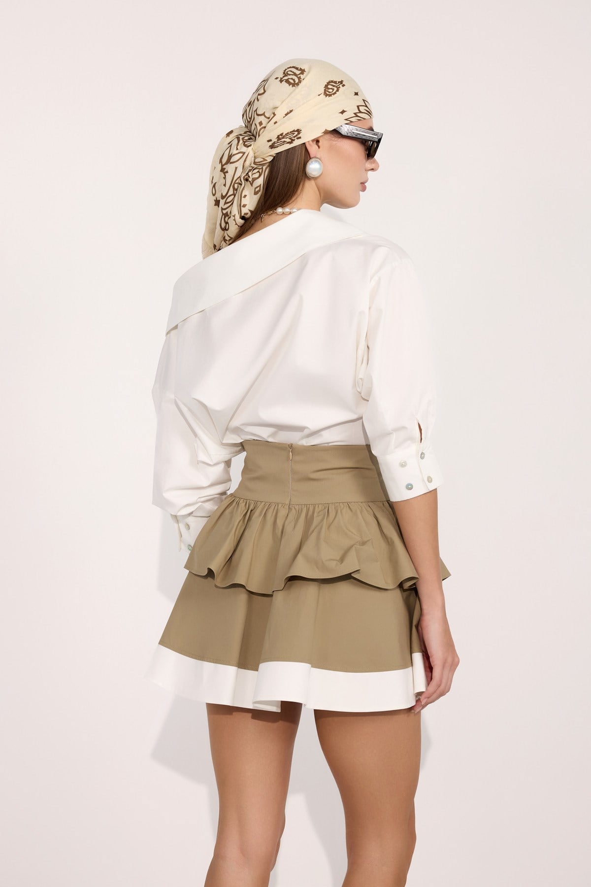 Iconic Lady Di 100% Cotton Shirt White