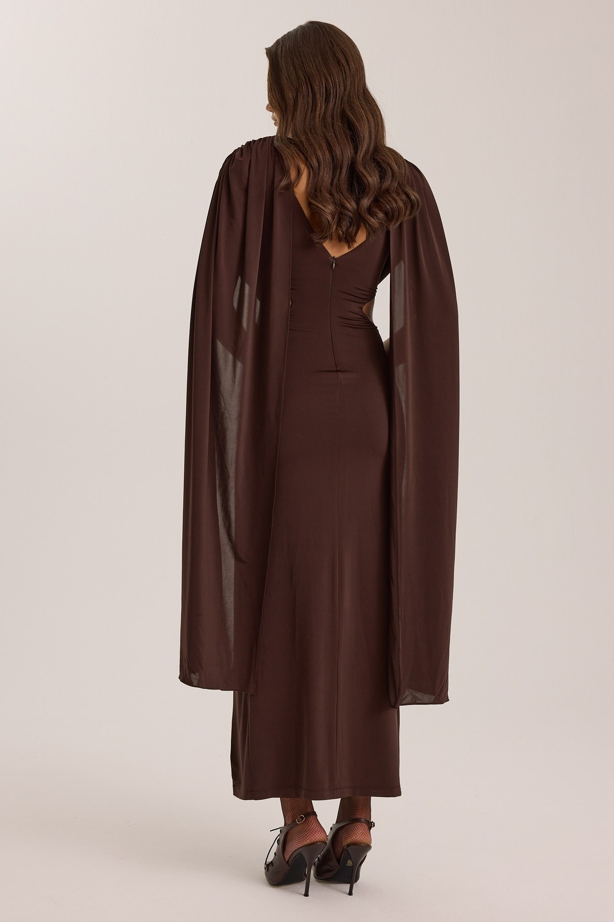 ICONIC MAJESTY MAXİ DRESS Brown