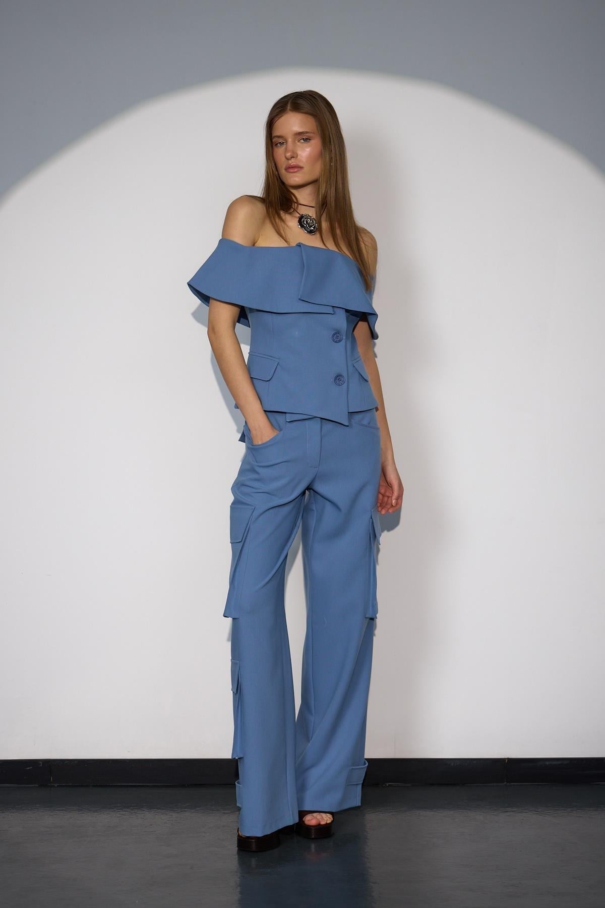 Iconic Star Cargo Pants İndigo