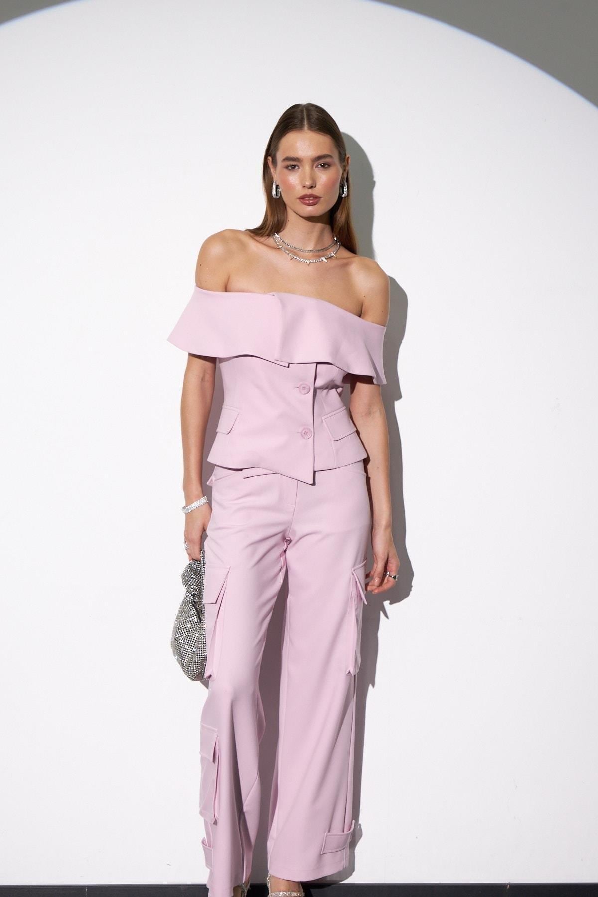 Iconic Star Cargo Pants Lilac