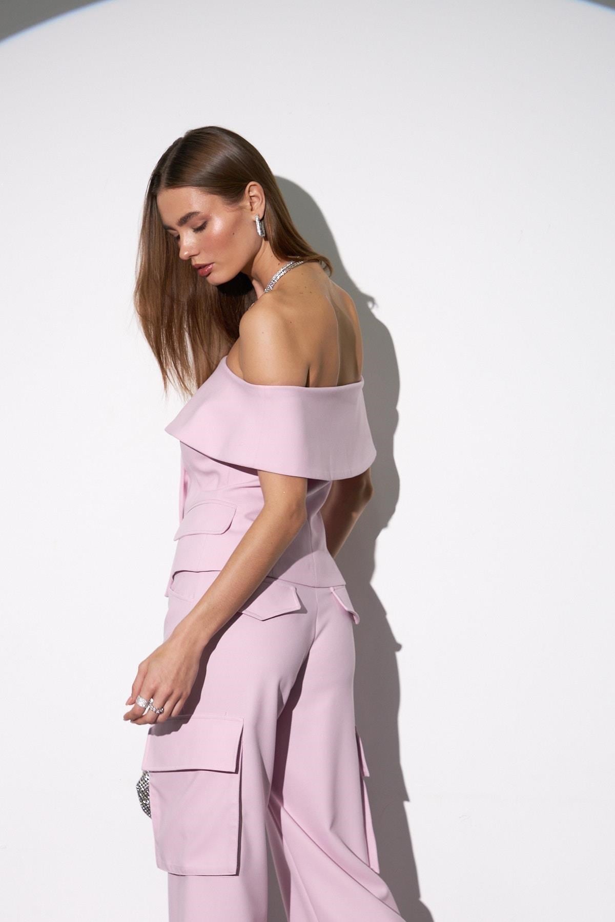 Iconic Star Cargo Pants Lilac