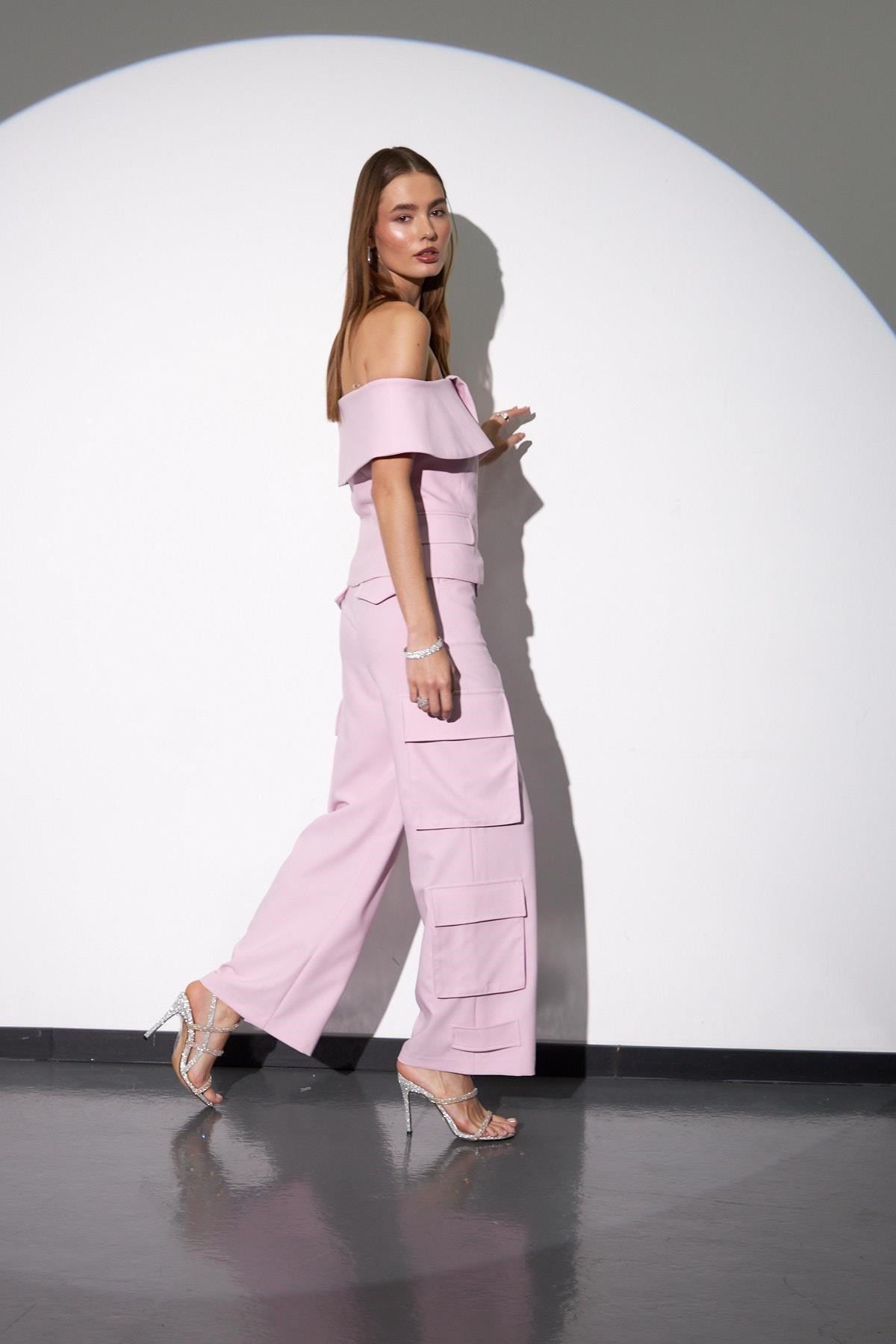 Iconic Star Cargo Pants Lilac