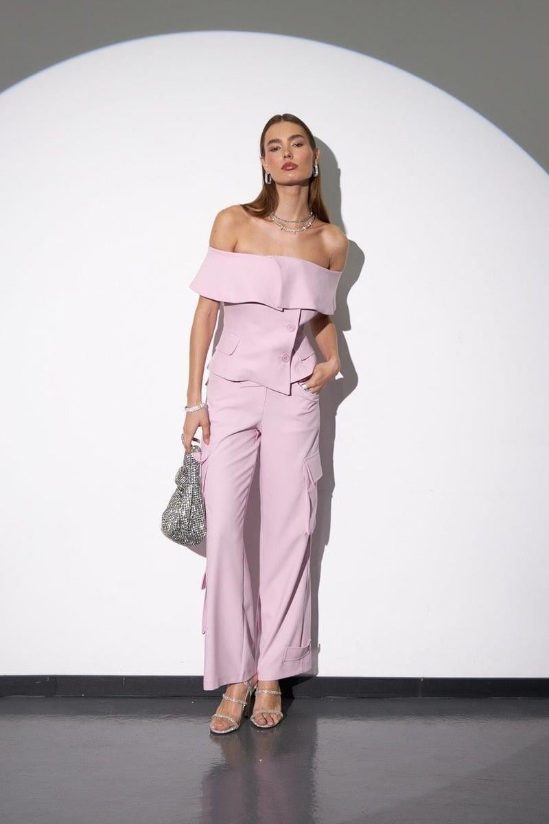 Iconic Star Cargo Pants Lilac