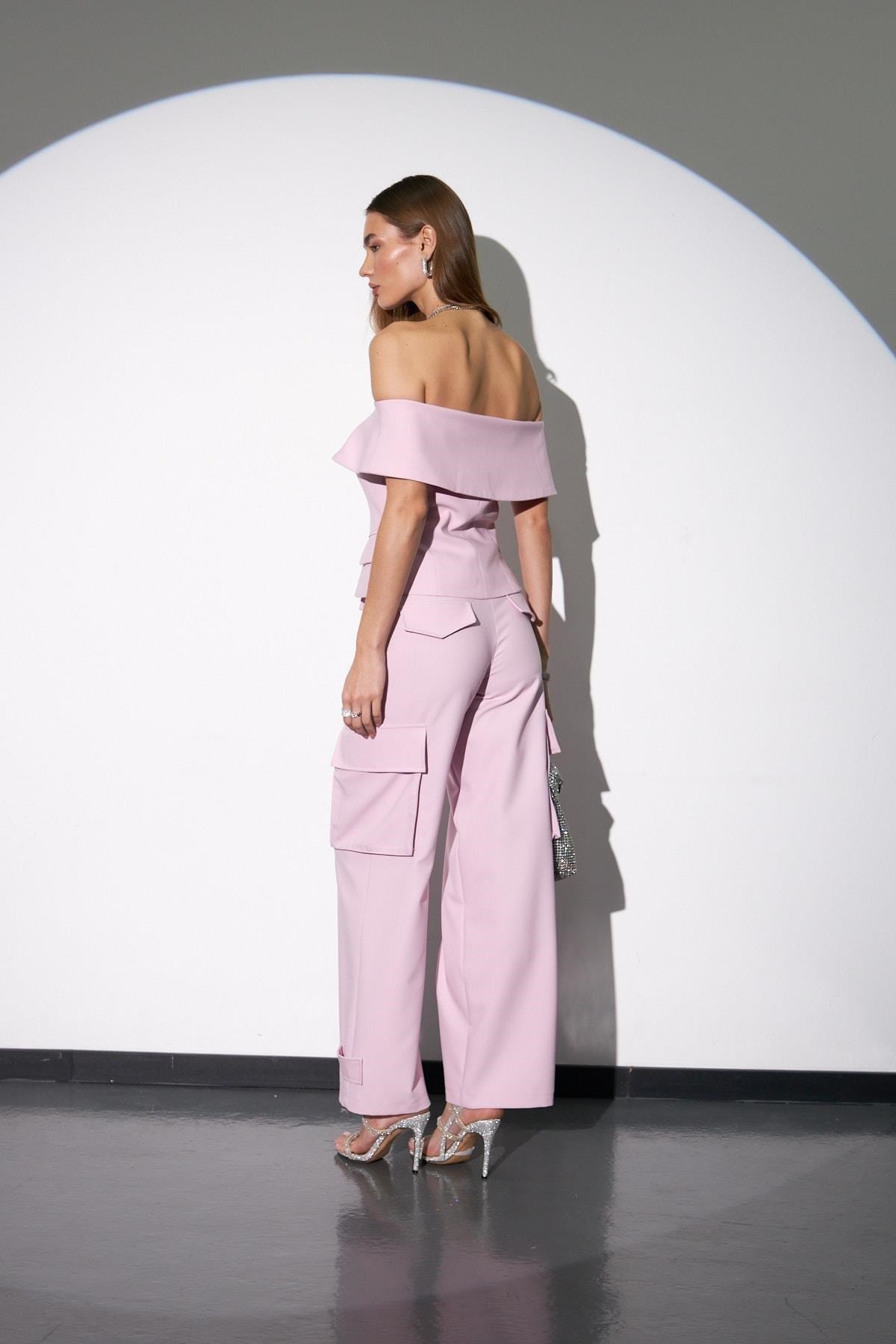 Iconic Star Cargo Pants Lilac