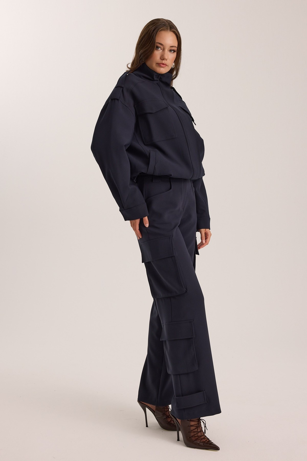 Iconic Starborn Cargo Pants Dark Blue