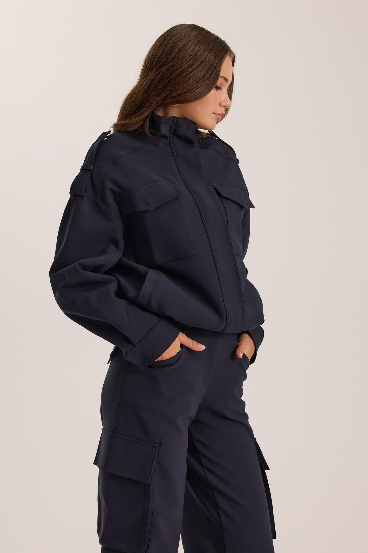 Iconic Starborn Cargo Pants Dark Blue