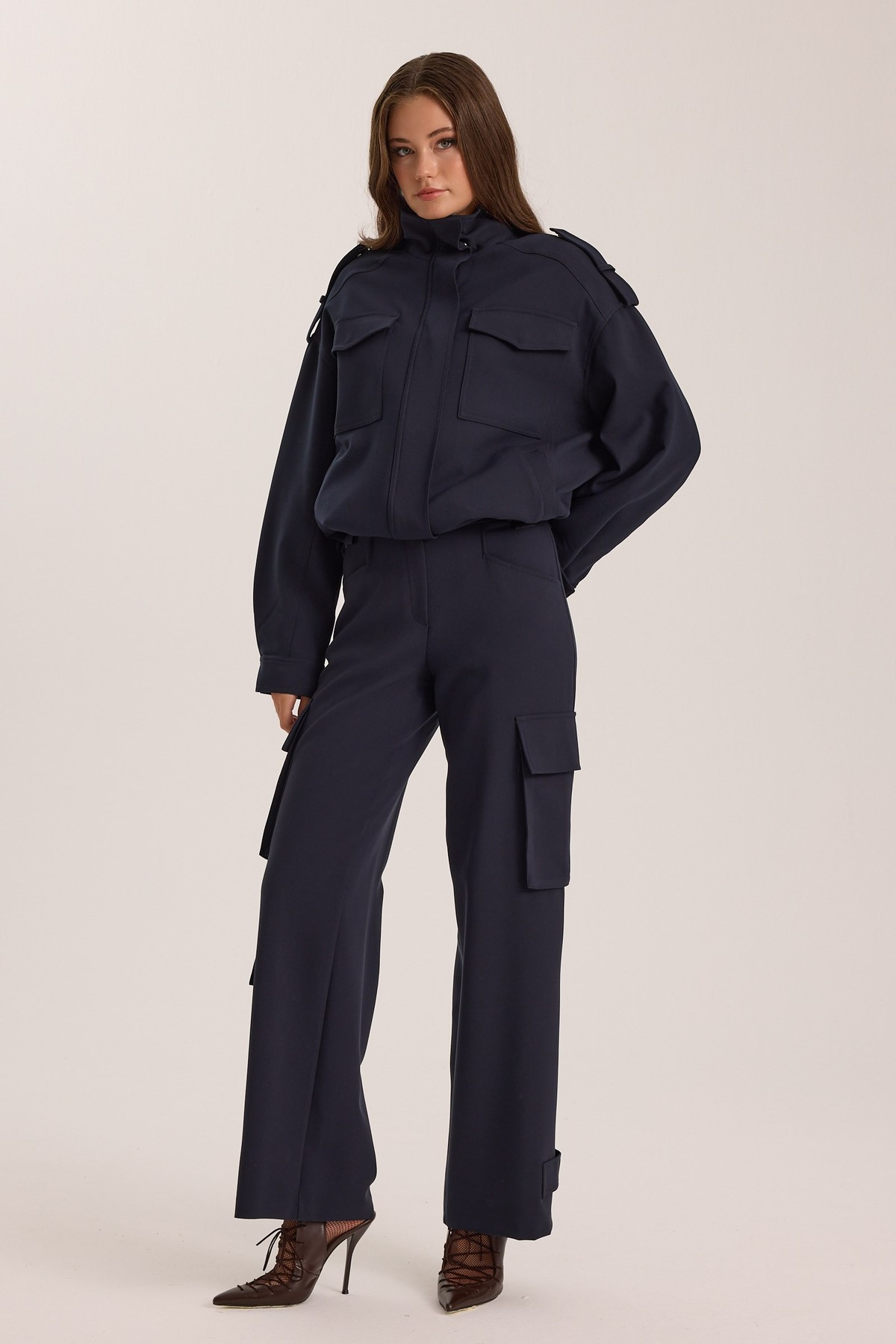 Iconic Starborn Cargo Pants Dark Blue