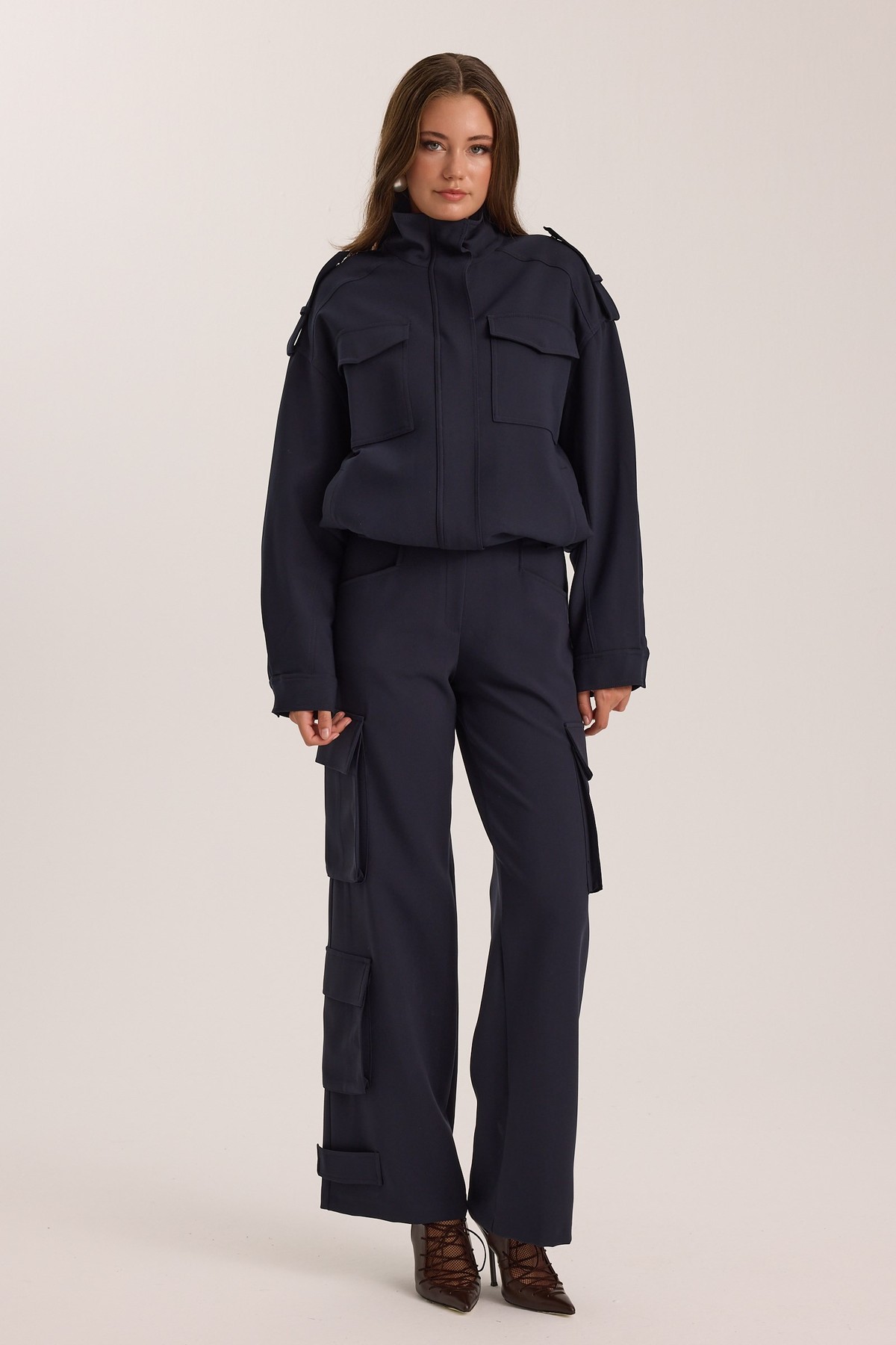Iconic Starborn Cargo Pants Dark Blue