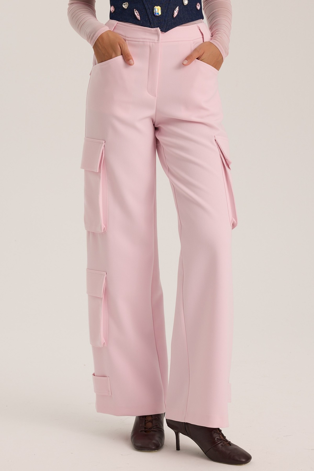 Iconic Starborn Cargo Pants Dusty Pink