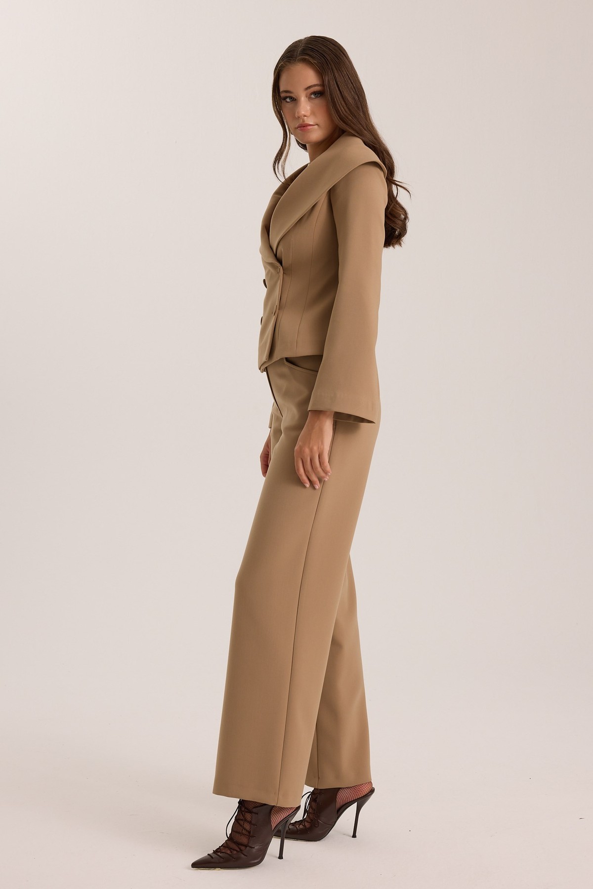 Lady Di Iconic Blazer Bronze Brown