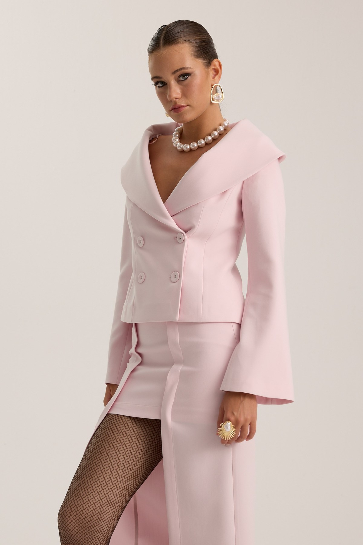 Lady Di Iconic Blazer Pink