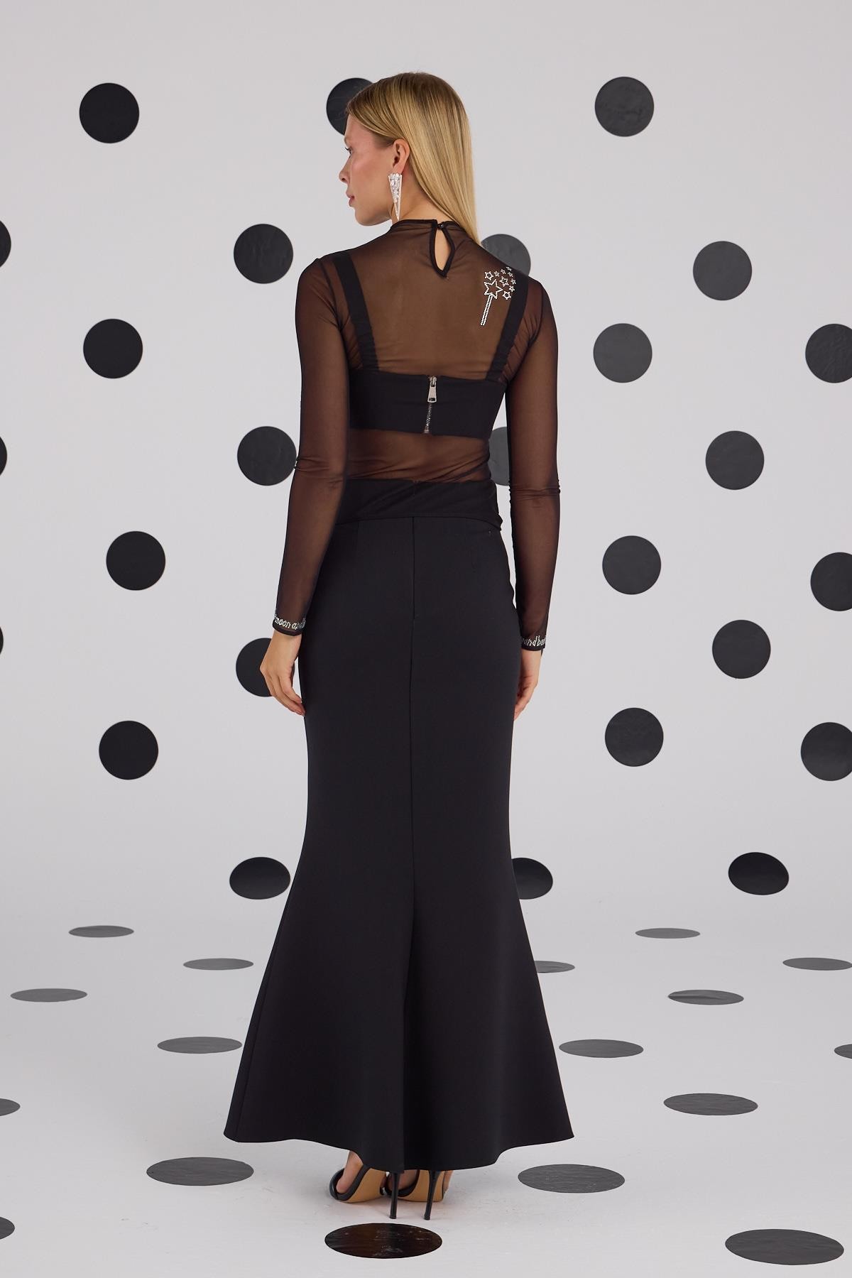 Lamour Tül Body Siyah