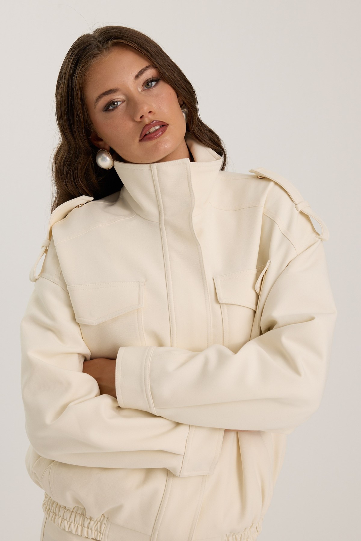 Life Star Bomber Ecru