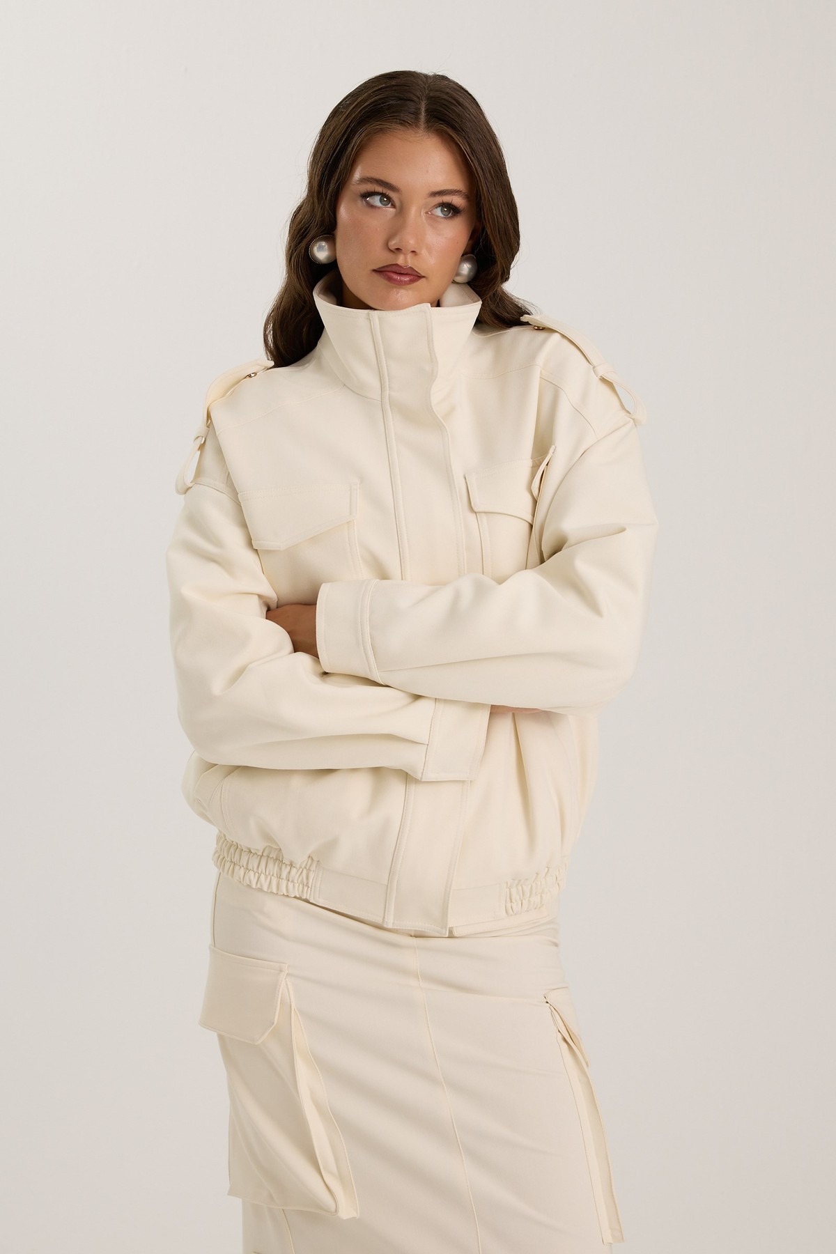 Life Star Bomber Ecru