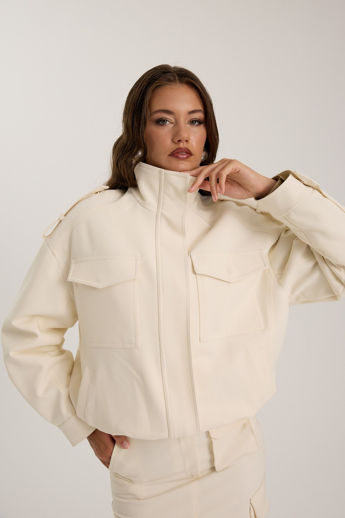 Life Star Bomber Ecru