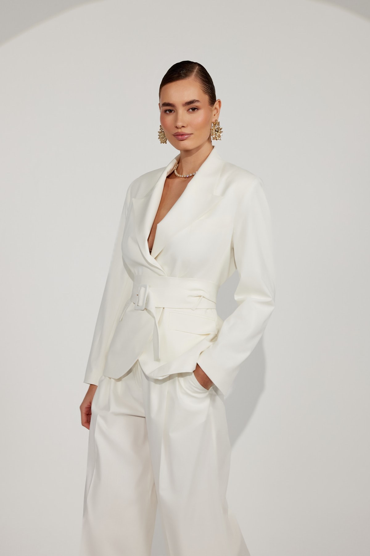 Ligne Blazer Ecru