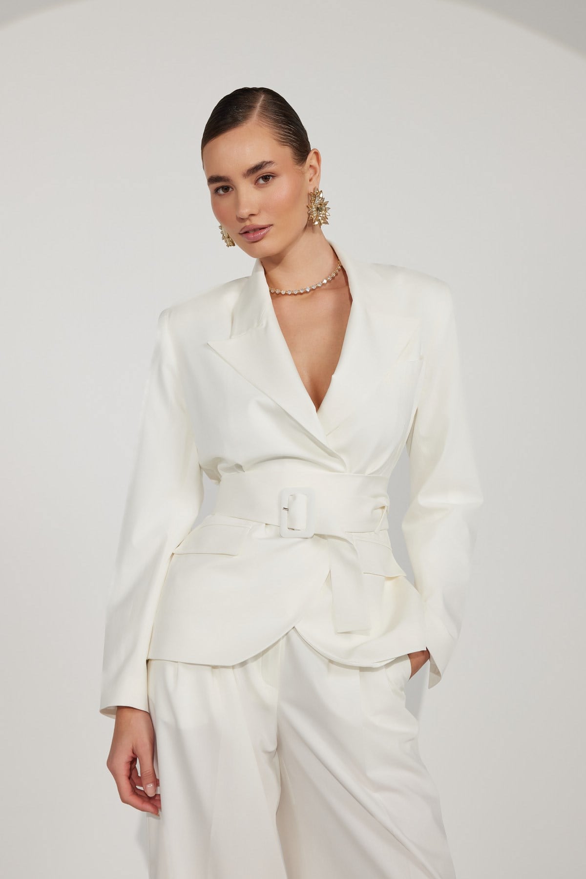 Ligne Blazer Ecru