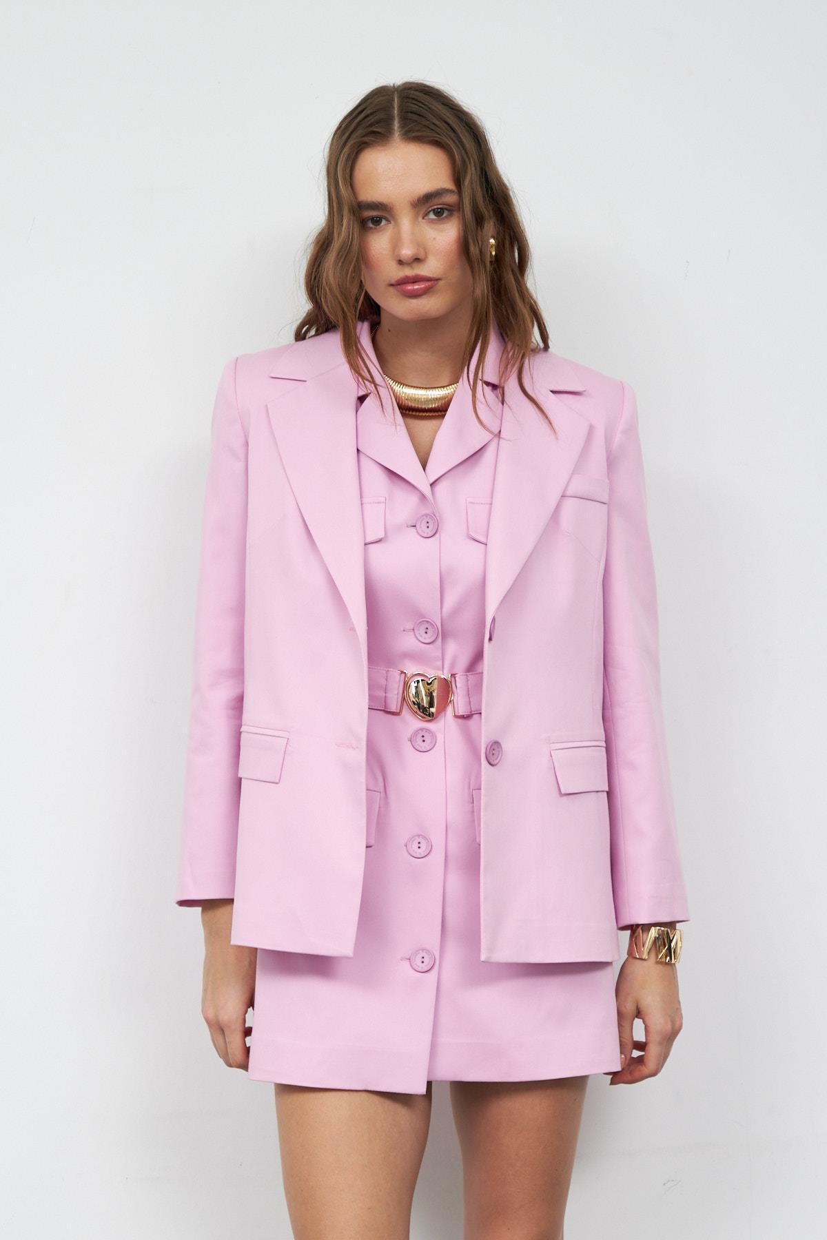 Love Me Tender Mini Boy Elbise Pembe