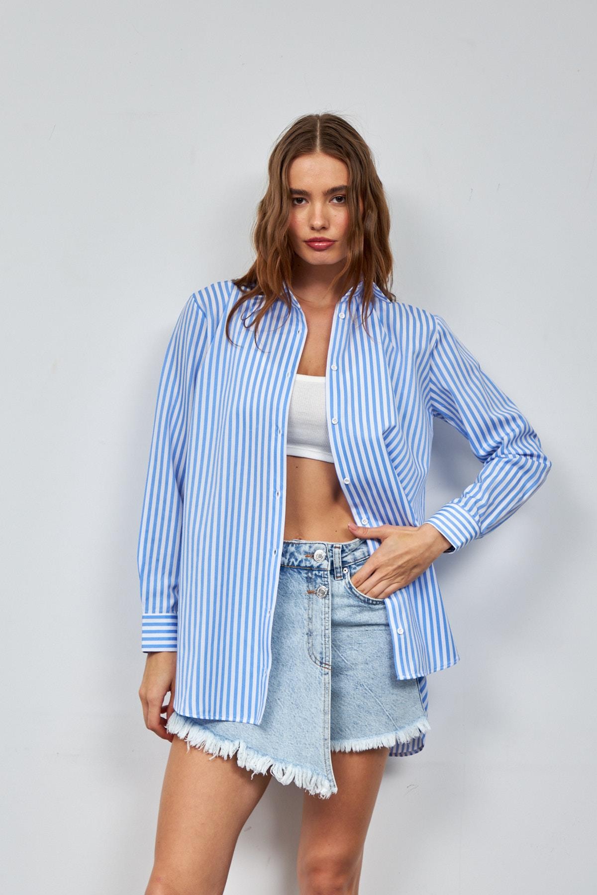 Love Shine Koleksiyonu Denim Şort LİGHT BLUE