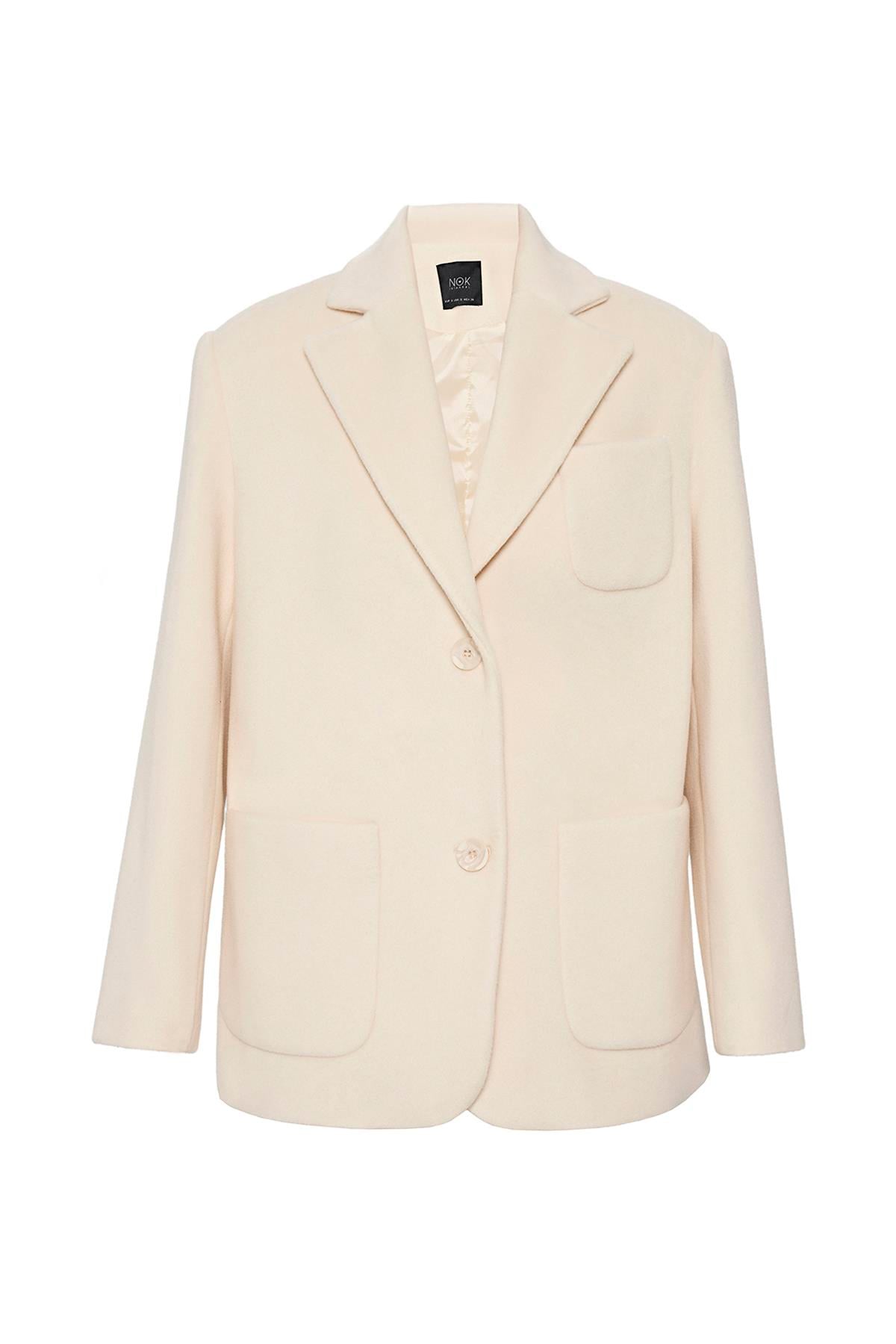 Magic Love Kaşe Blazer Ekru