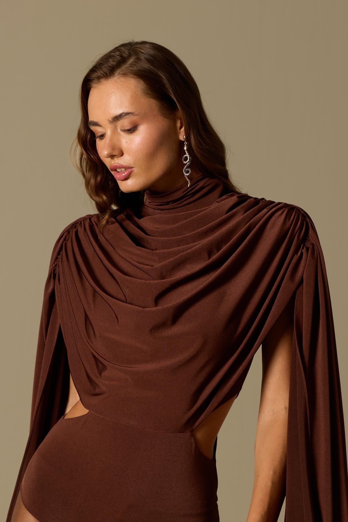 Midnight Queen Bustier Brown