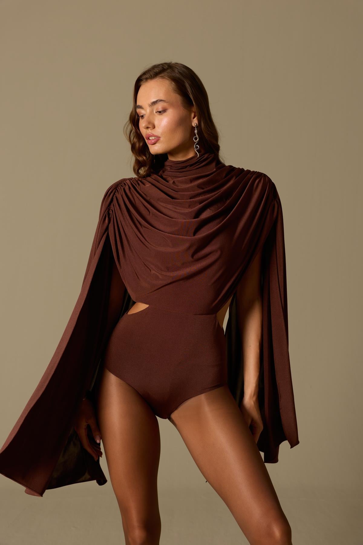Midnight Queen Bustier Dark Brown
