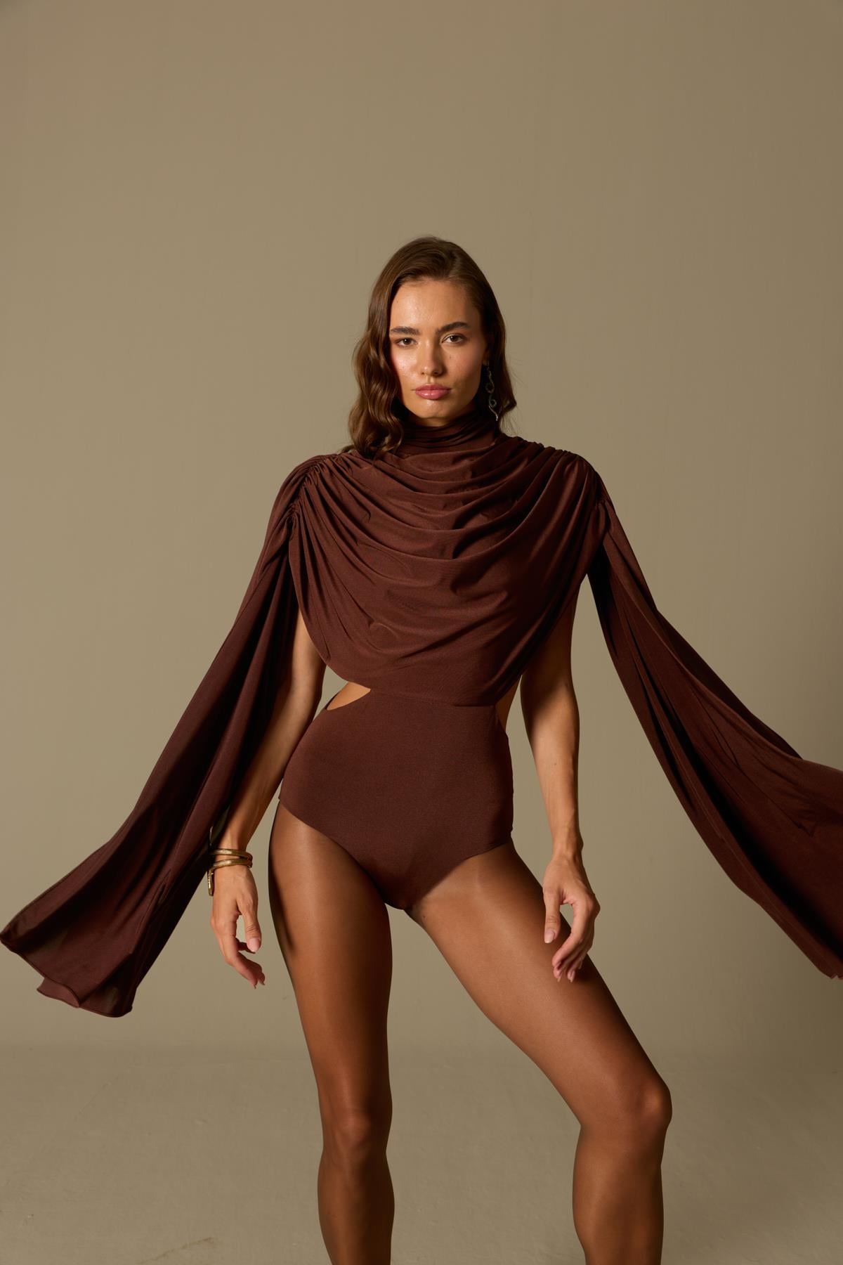 Midnight Queen Bustier Dark Brown