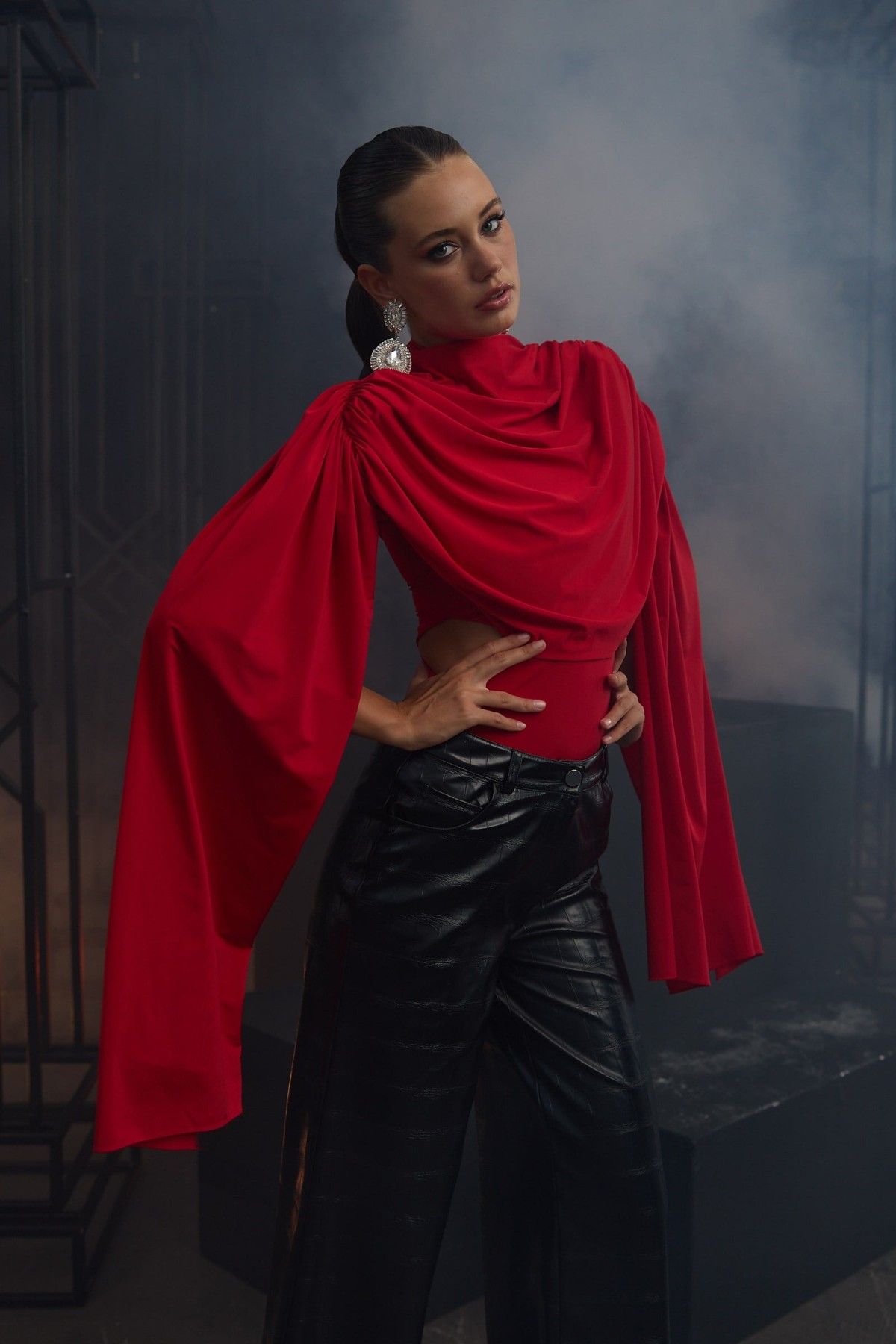 Midnight Queen Bustier Red