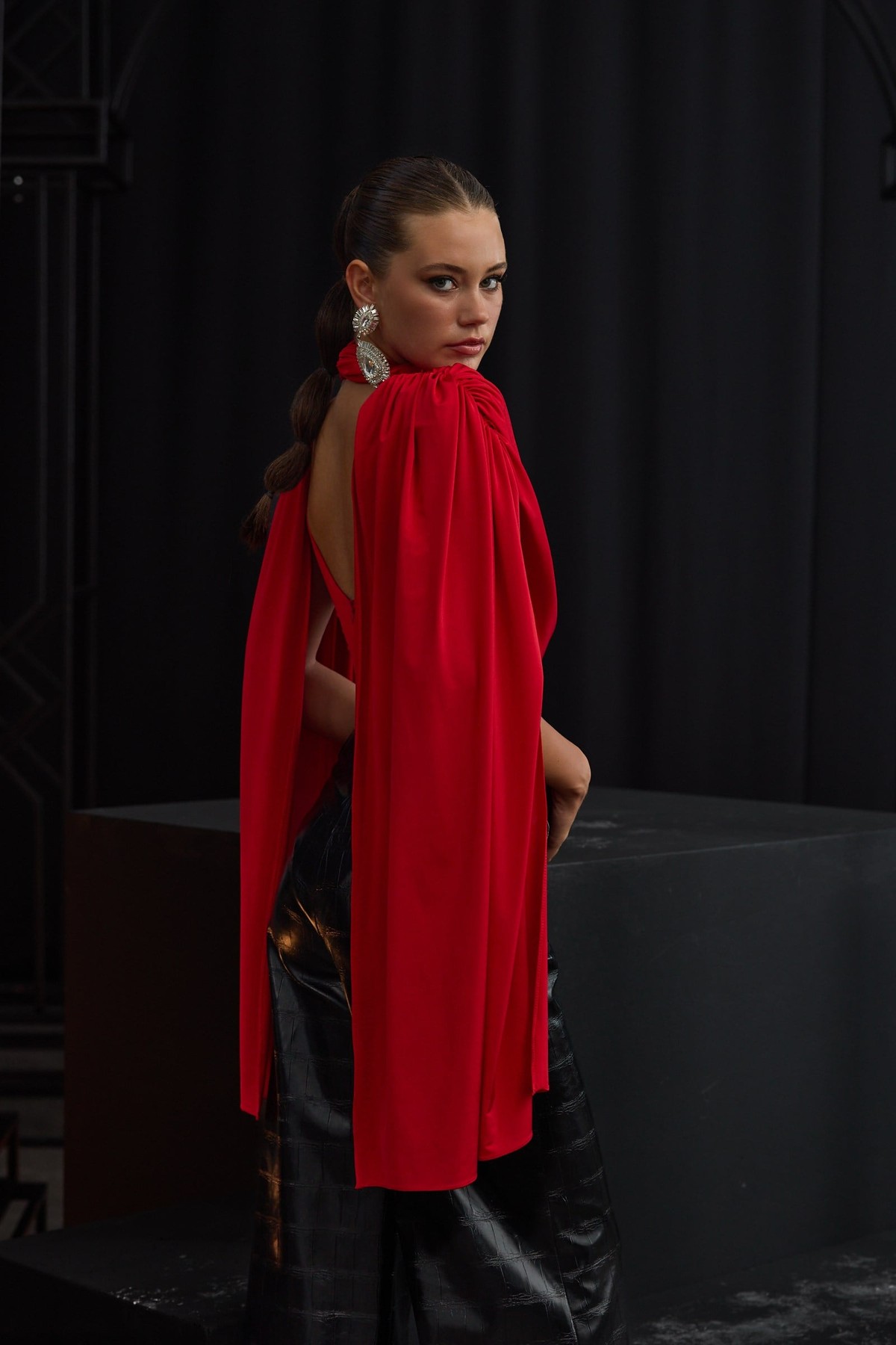 Midnight Queen Bustier Red