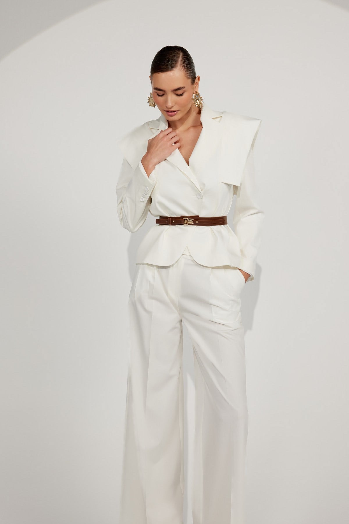 Mindy Core Pants White