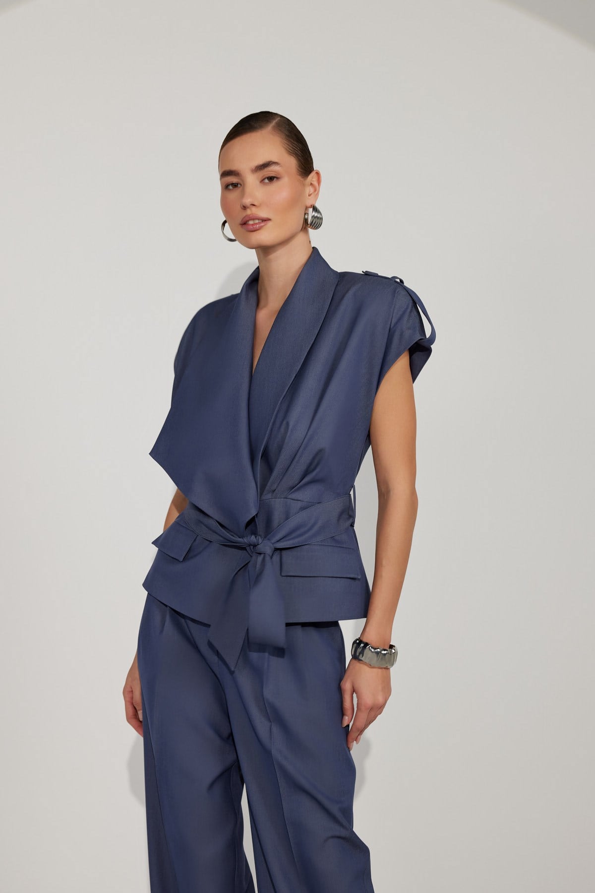 Mindy Core Vest İndigo