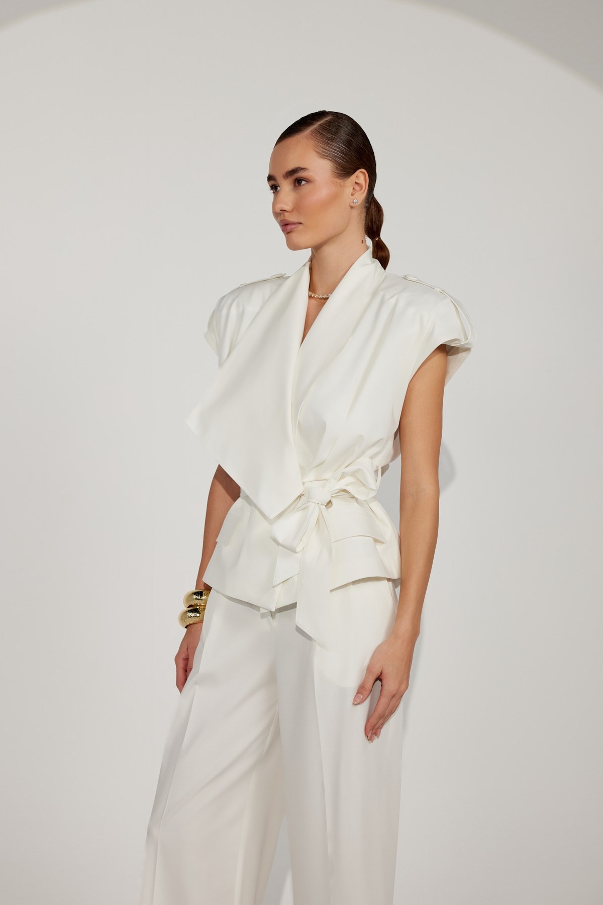 Mindy Core Vest White