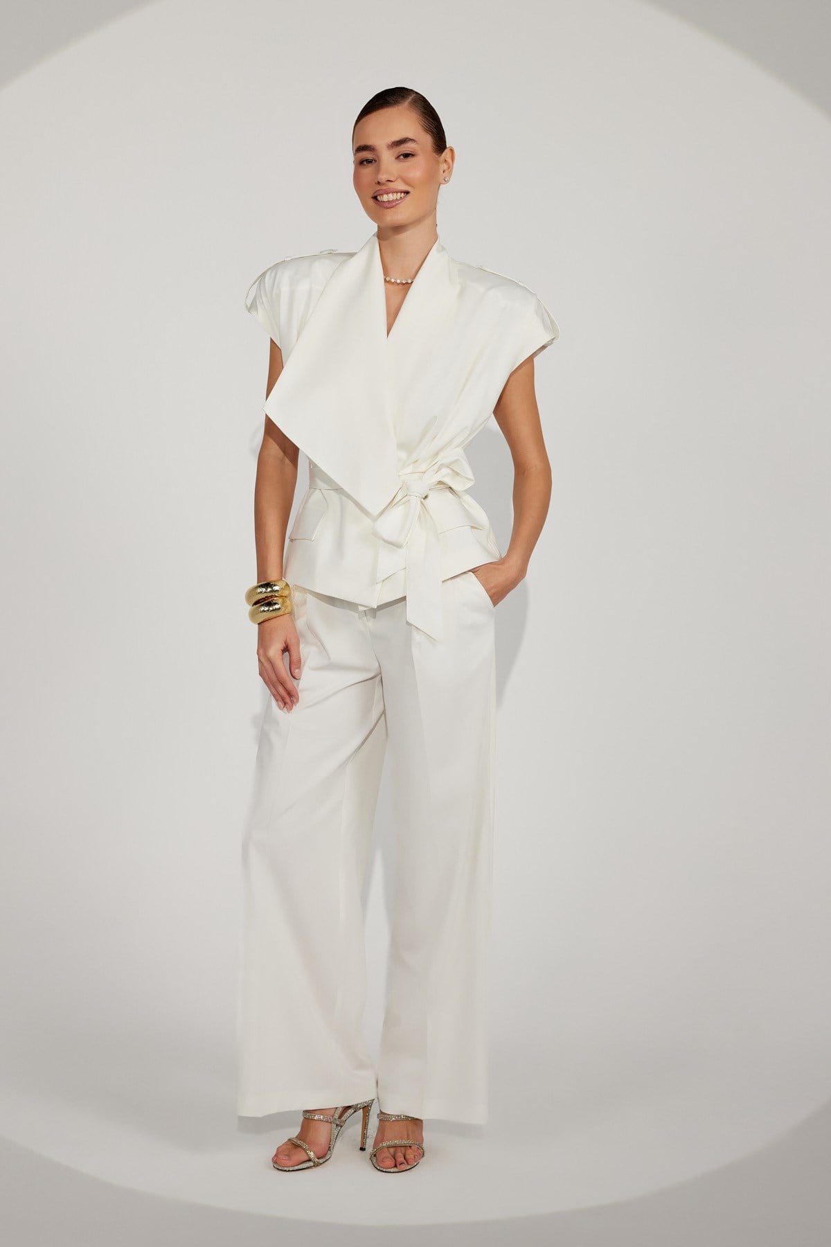 Mindy Core Vest White