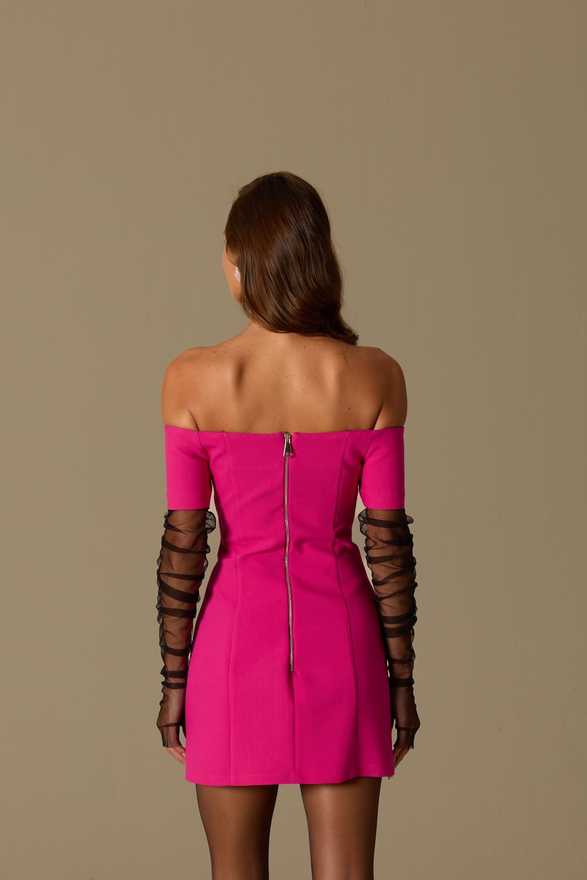 Minimal Chic Straplez Mini Elbise