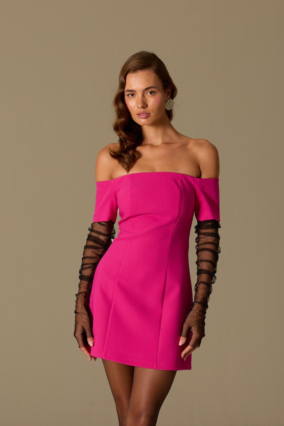 Minimal Chic Straplez Mini Elbise