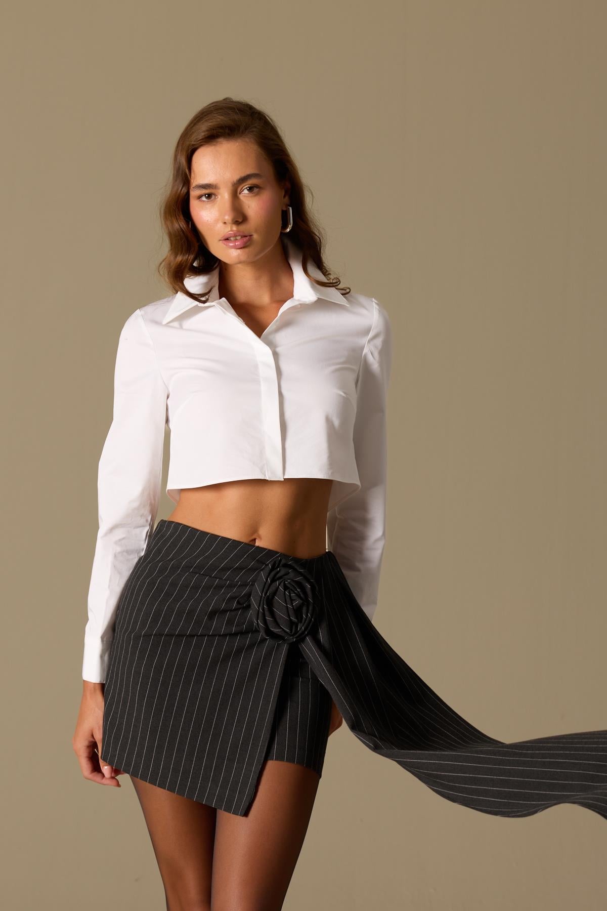 Moon Light 100% Cotton Shirt White