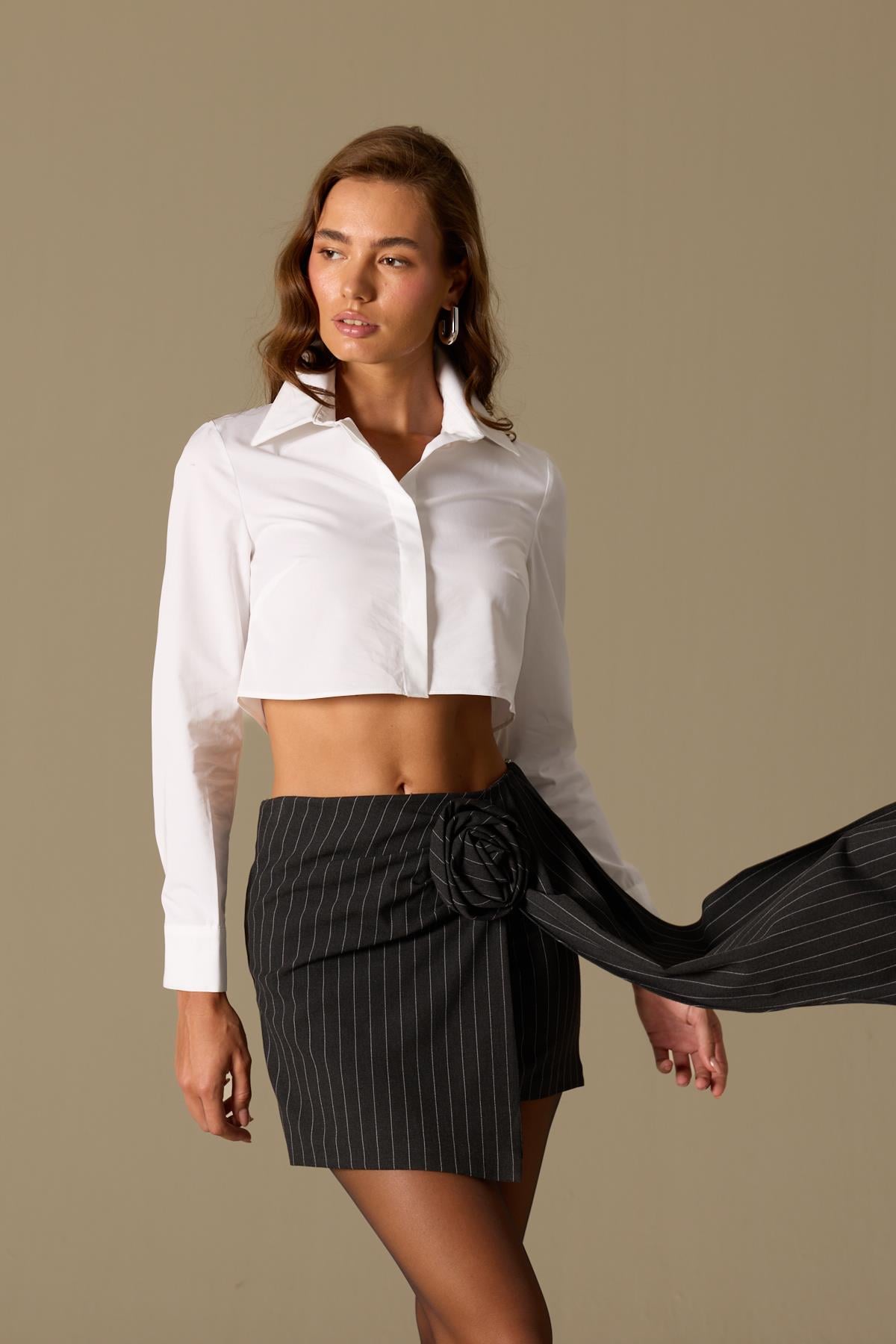 Moon Light 100% Cotton Shirt White
