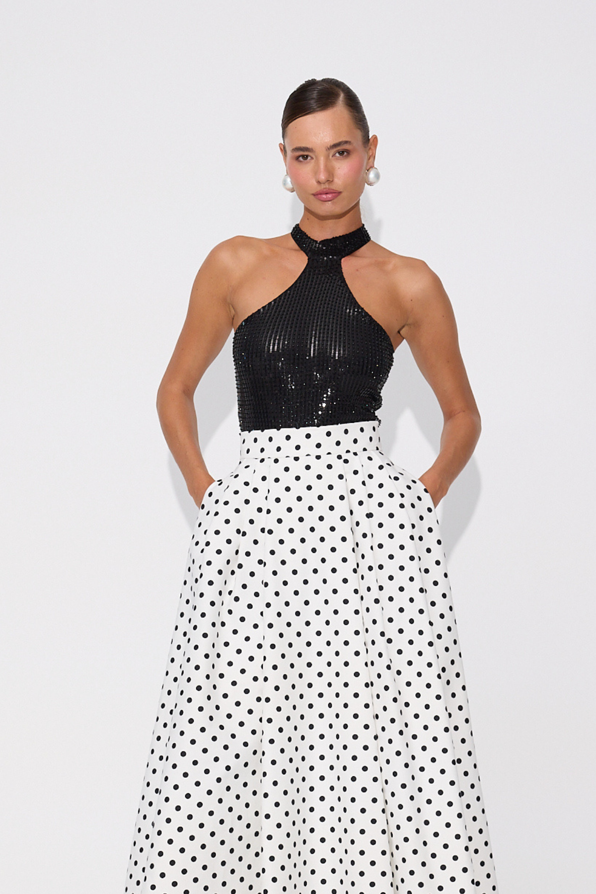 Noir Halter Body Black