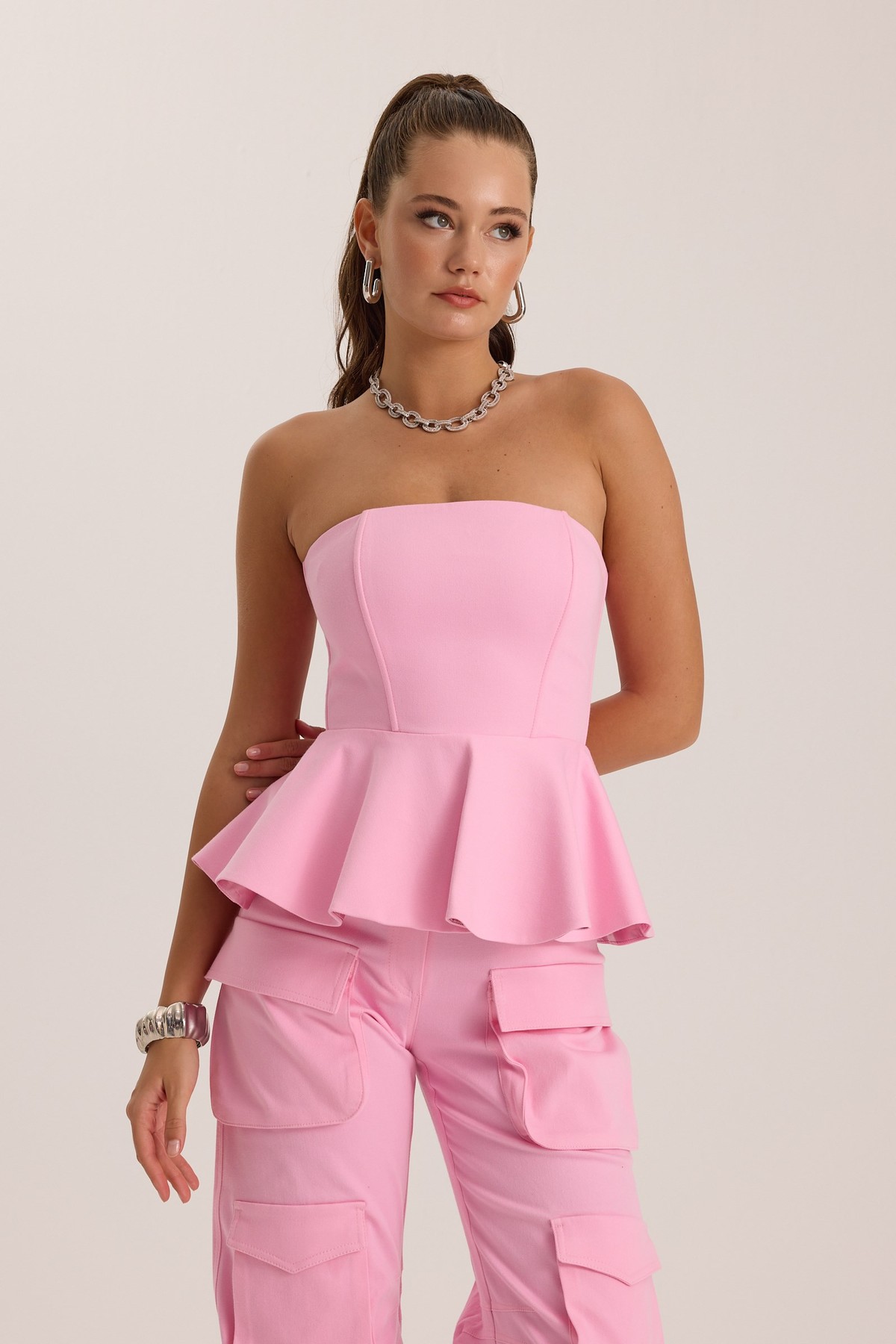Nok Classic Signature Bloom Bustier Pink