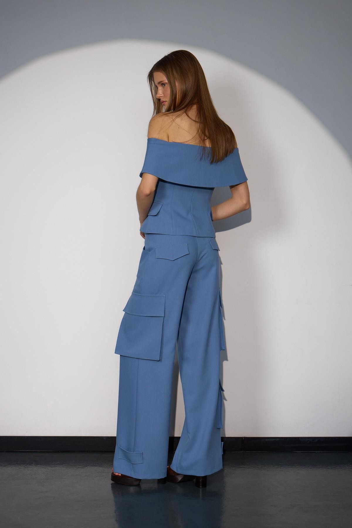 Nok Classic Signature Star Kargo Pantolon İNDİGO