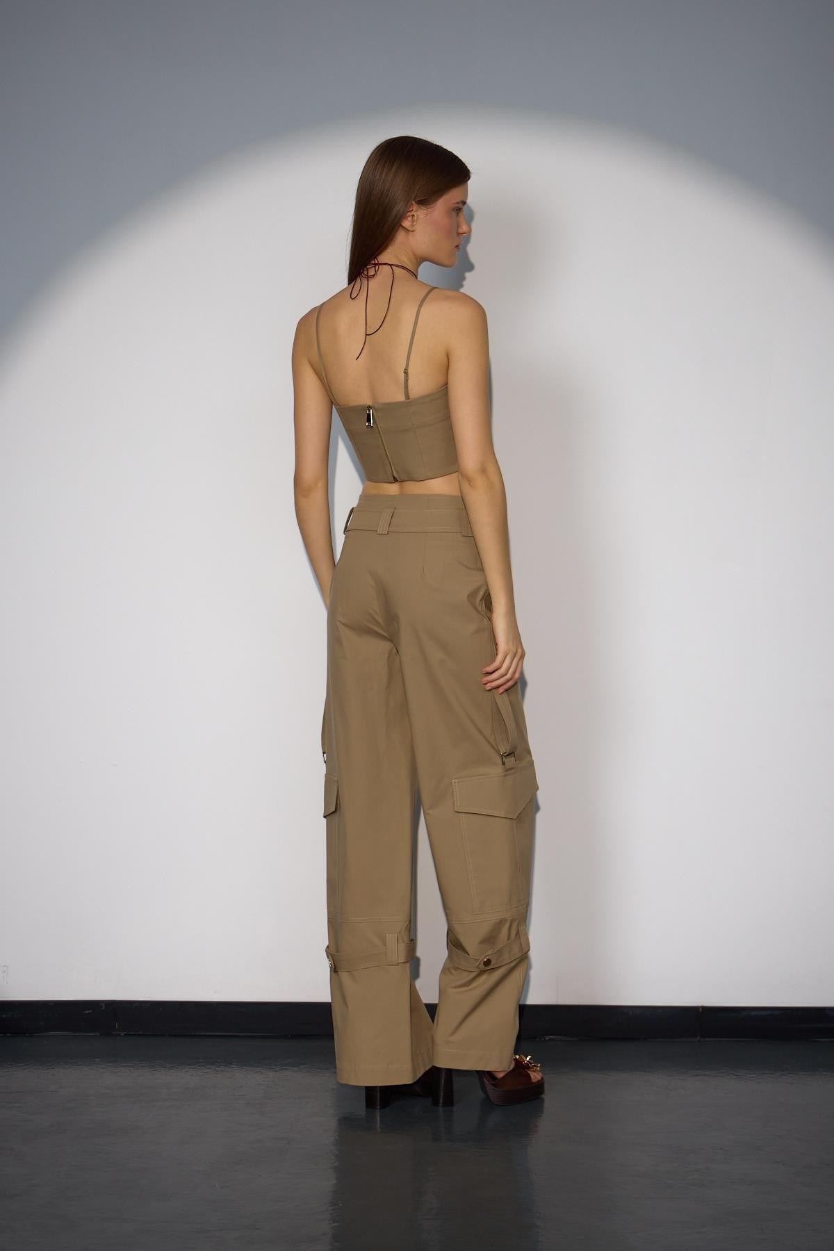 Nok Iconic Chic Twist Bustier Bronze Brown