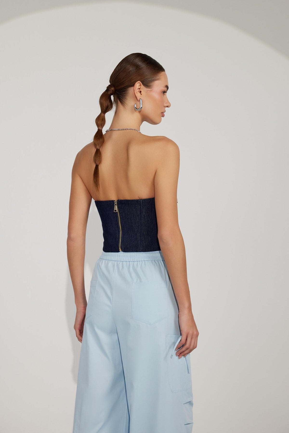 Nok Iconic Jewel Corset Dark Blue