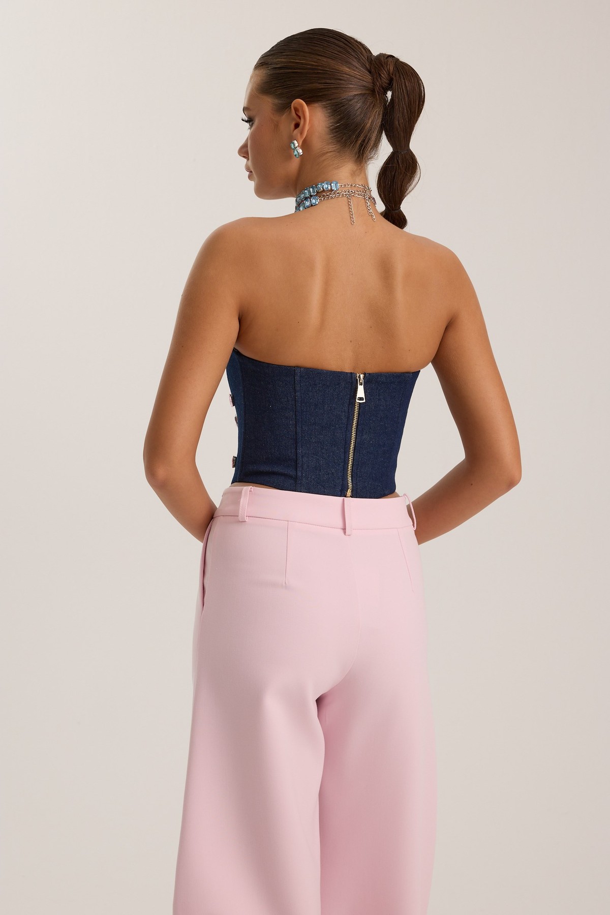 Nok Iconic Jewel Corset DARK BLUE